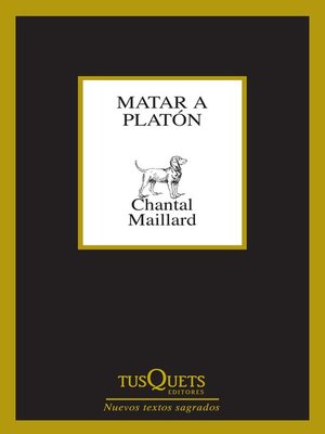 cover image of Matar a Platón